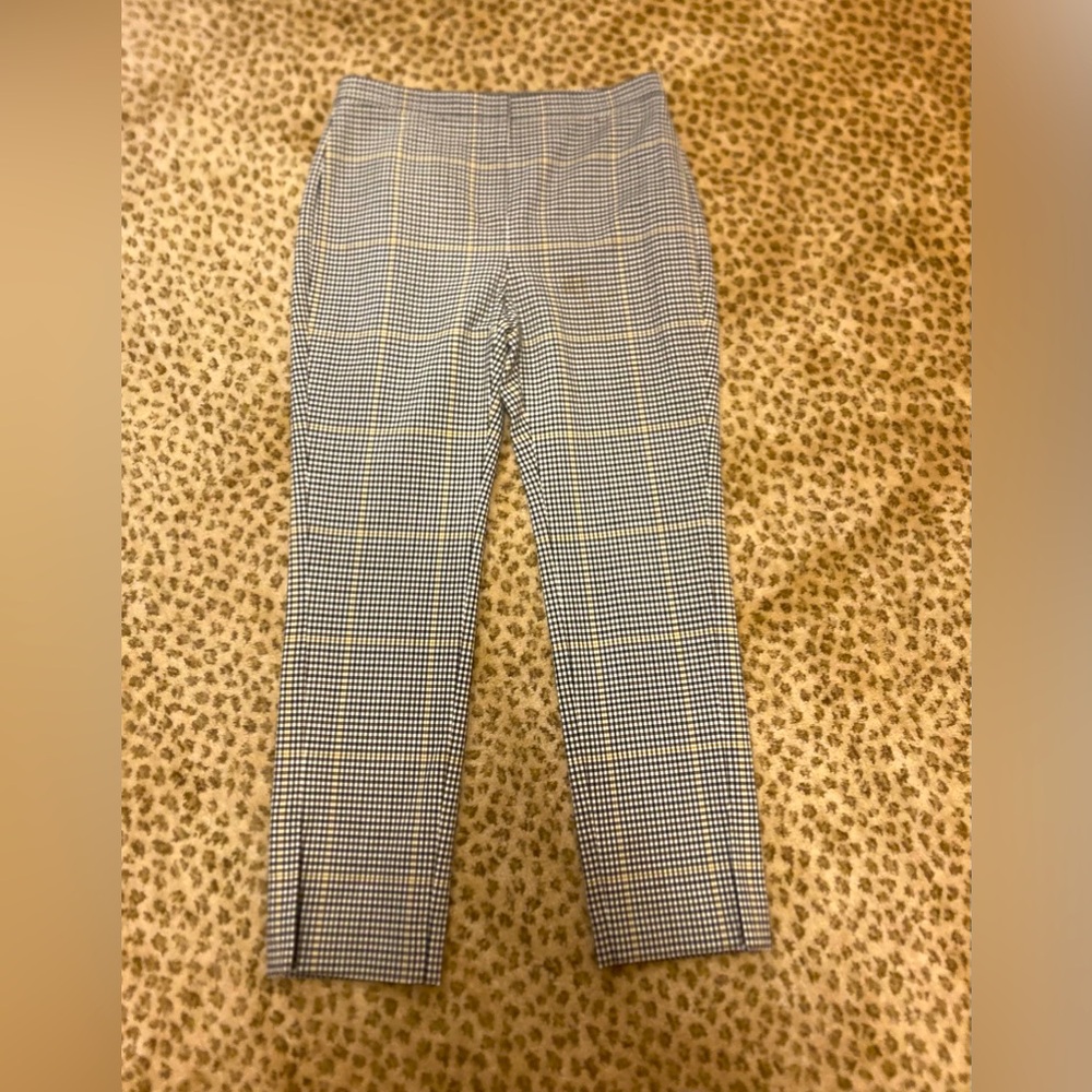 Theory skinny wool blend pants